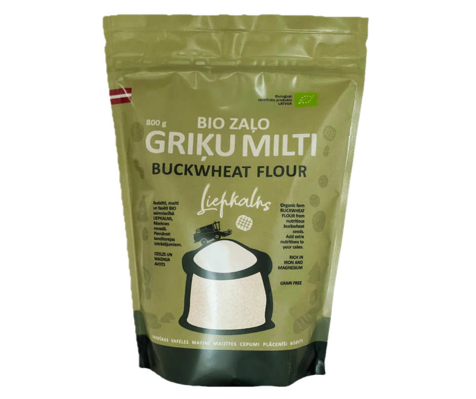 BIO Zaļo griķu milti 800 g