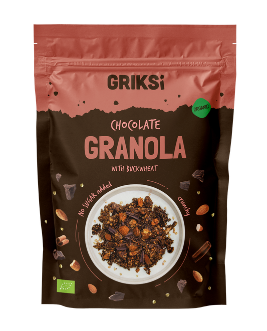 Šokolādes granola ar griķiem, BIO