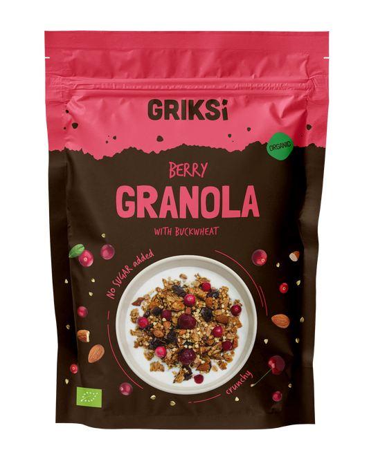 Ogu granola ar griķiem, BIO
