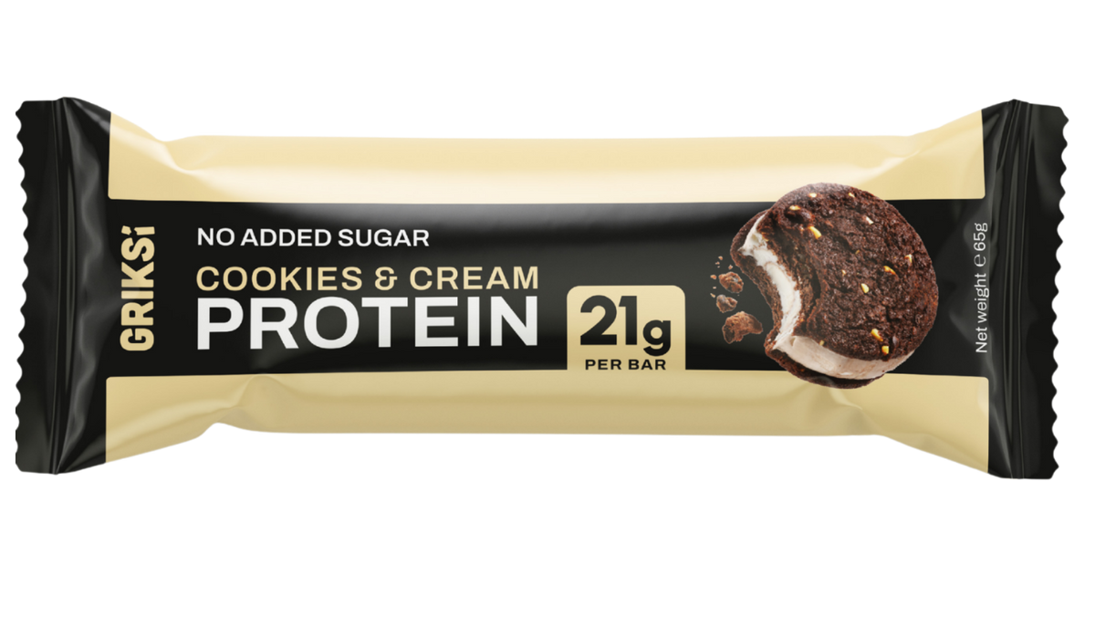 PROTEĪNA batoniņš COOKIES & CREAM 65 g